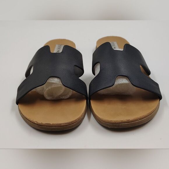 Steve Madden Black Women's Sandals Shoes Sz 9 - Picture 8 of 15